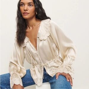 Reformation x Kacey Musgraves Lillie Silk Top